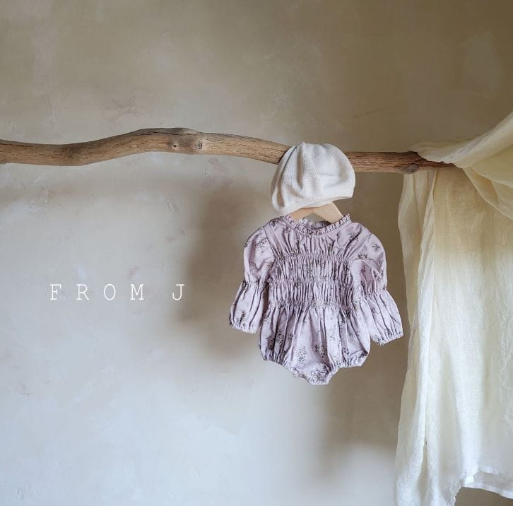 FROM J - Korean Children Fashion - #Kfashion4kids - Emily Smocked Bodysuit - 3