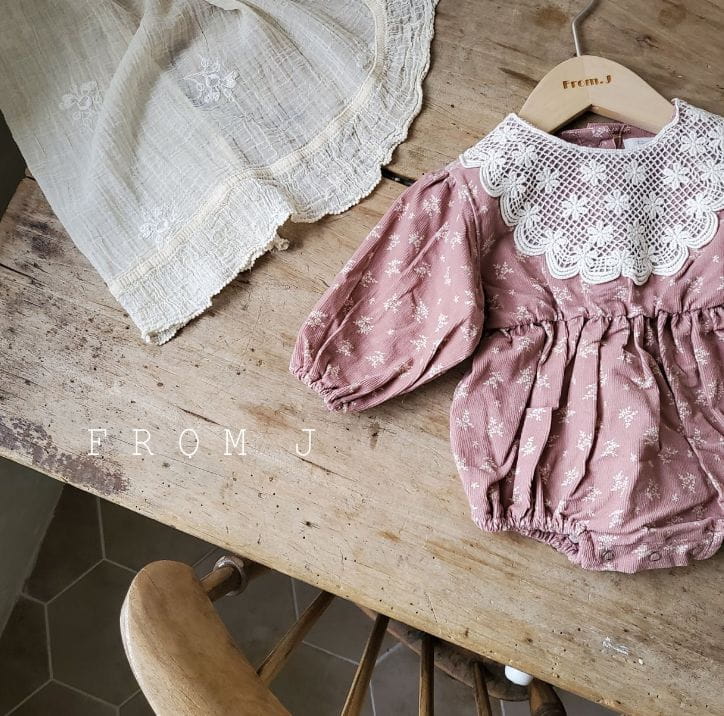 FROM J - Korean Children Fashion - #Kfashion4kids - Motive Flower Bodysuit - 10