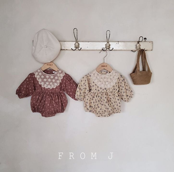 FROM J - Korean Children Fashion - #Kfashion4kids - Motive Flower Bodysuit - 12