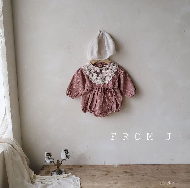 FROM J - Korean Children Fashion - #Kfashion4kids - Motive Flower Bodysuit - 4