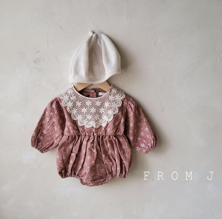 FROM J - Korean Children Fashion - #Kfashion4kids - Motive Flower Bodysuit - 5