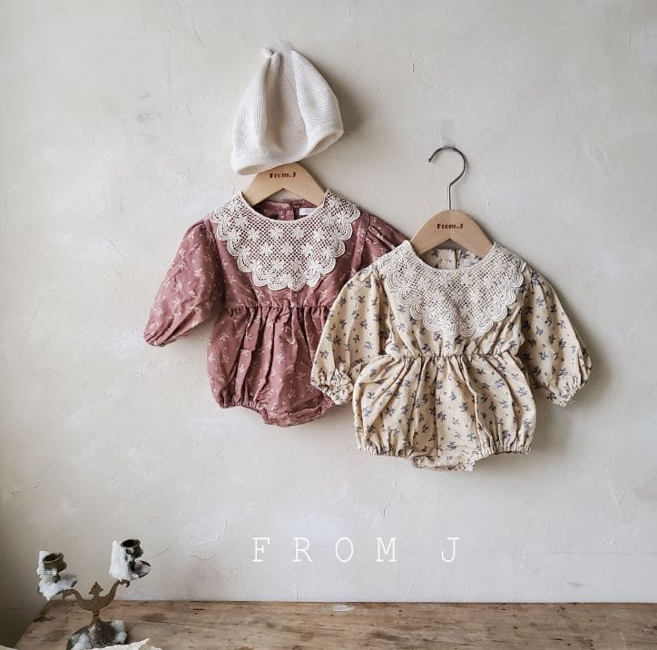 FROM J - Korean Children Fashion - #Kfashion4kids - Motive Flower Bodysuit - 6