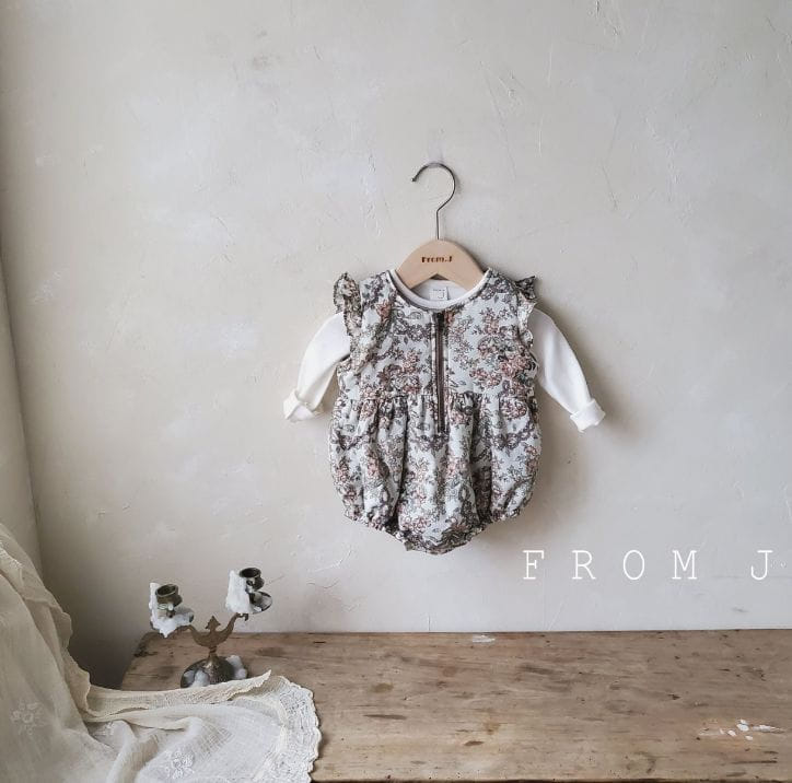 FROM J - Korean Children Fashion - #Kfashion4kids - Bouquet Flower Bonding Bodysuit - 11