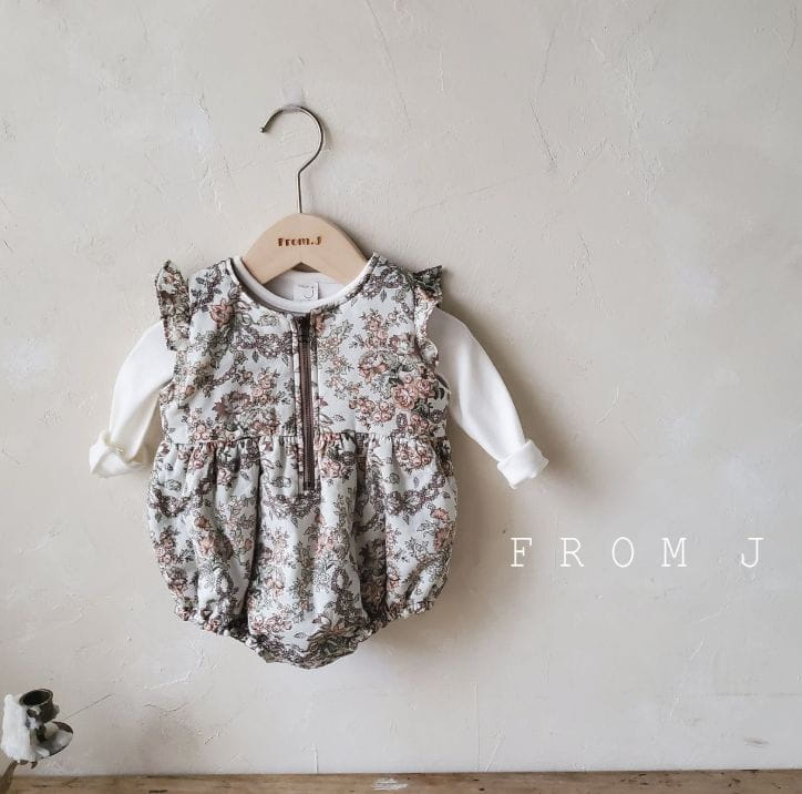 FROM J - Korean Children Fashion - #Kfashion4kids - Bouquet Flower Bonding Bodysuit - 12