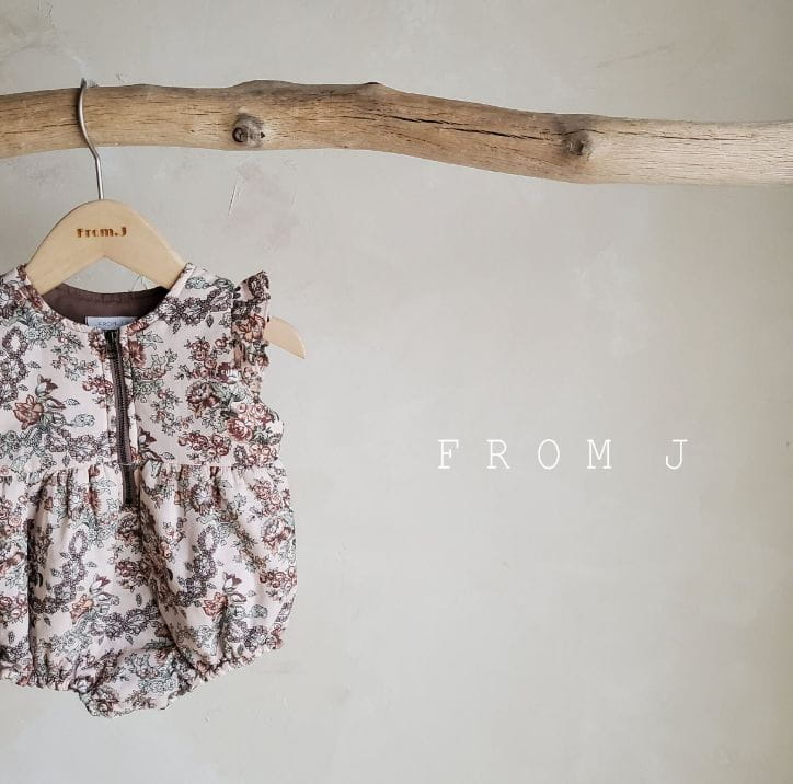 FROM J - Korean Children Fashion - #Kfashion4kids - Bouquet Flower Bonding Bodysuit - 3