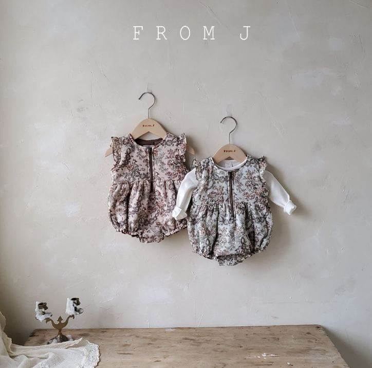 FROM J - Korean Children Fashion - #Kfashion4kids - Bouquet Flower Bonding Bodysuit - 4