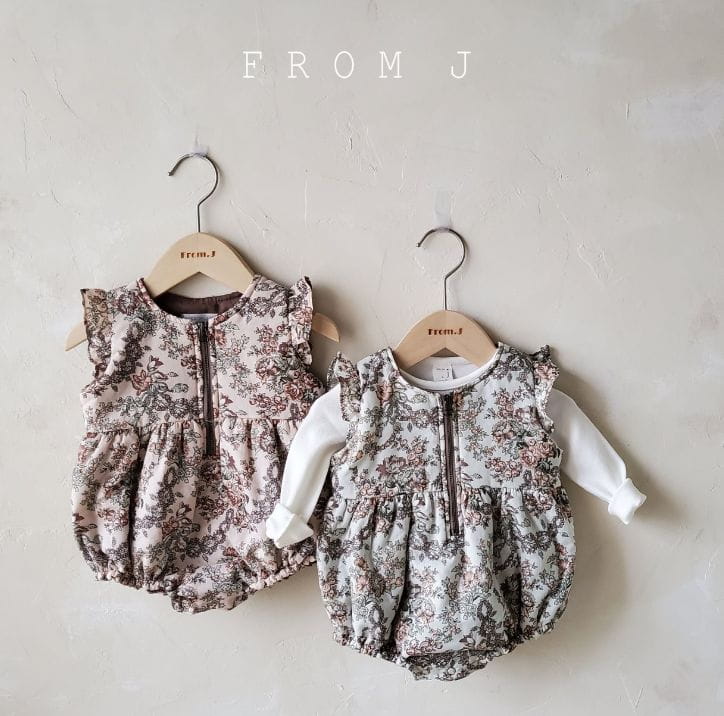 FROM J - Korean Children Fashion - #Kfashion4kids - Bouquet Flower Bonding Bodysuit - 5