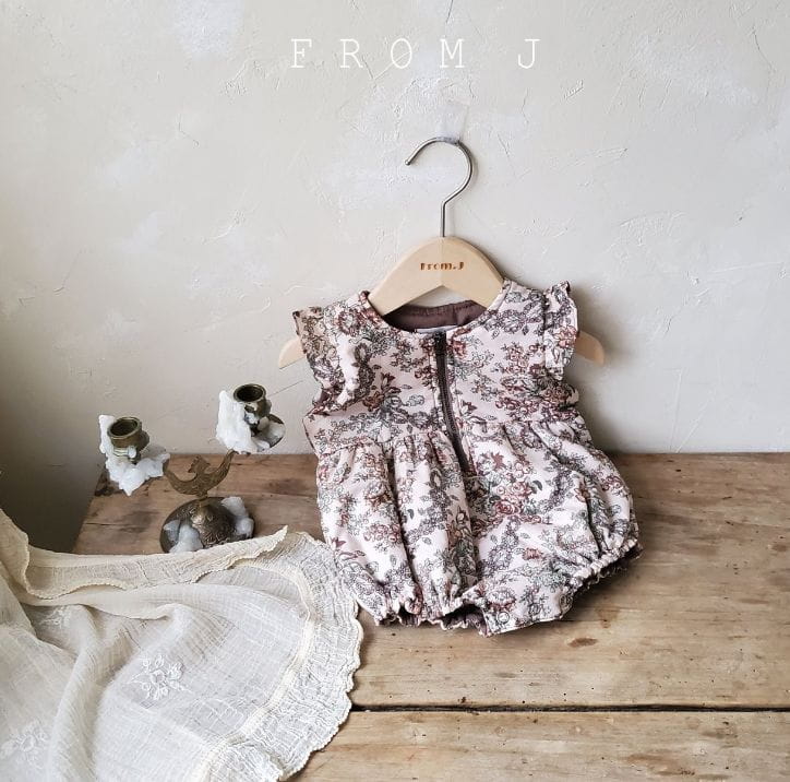 FROM J - Korean Children Fashion - #Kfashion4kids - Bouquet Flower Bonding Bodysuit - 6