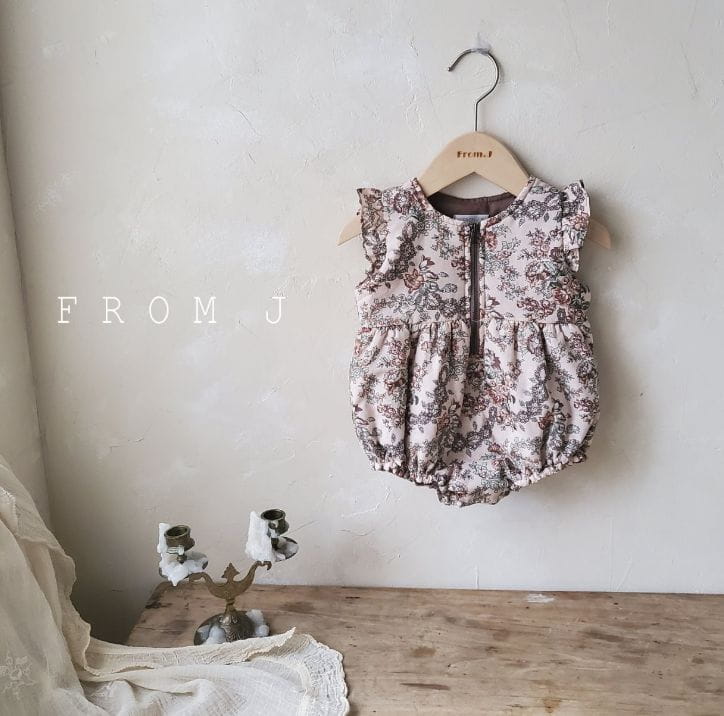 FROM J - Korean Children Fashion - #Kfashion4kids - Bouquet Flower Bonding Bodysuit - 7