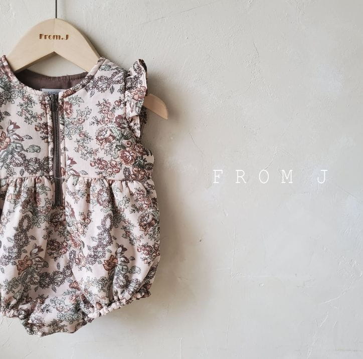 FROM J - Korean Children Fashion - #Kfashion4kids - Bouquet Flower Bonding Bodysuit - 8