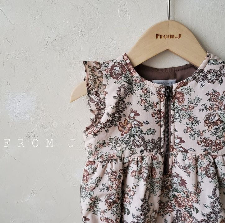 FROM J - Korean Children Fashion - #Kfashion4kids - Bouquet Flower Bonding Bodysuit - 9