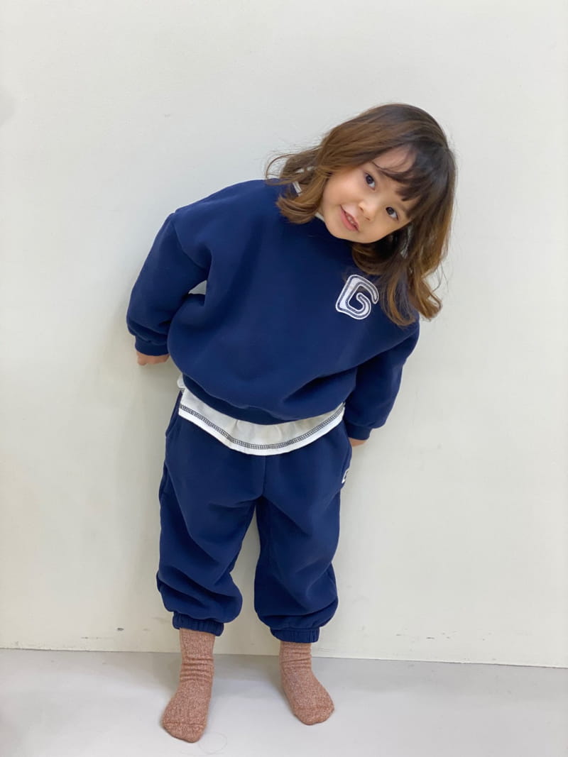 GARDEN - Korean Children Fashion - #Kfashion4kids - G Patch Top Bottom Set - 3