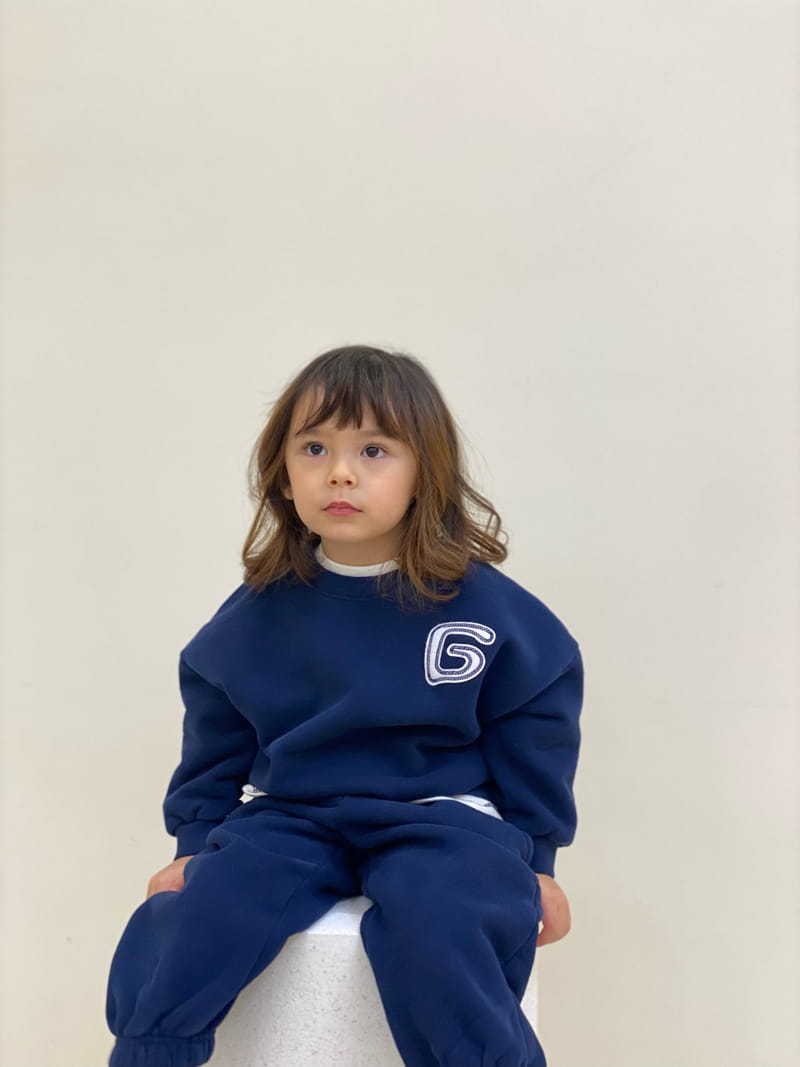 GARDEN - Korean Children Fashion - #Kfashion4kids - G Patch Top Bottom Set - 8