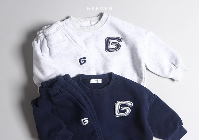 GARDEN - Korean Children Fashion - #Kfashion4kids - G Patch Top Bottom Set - 9