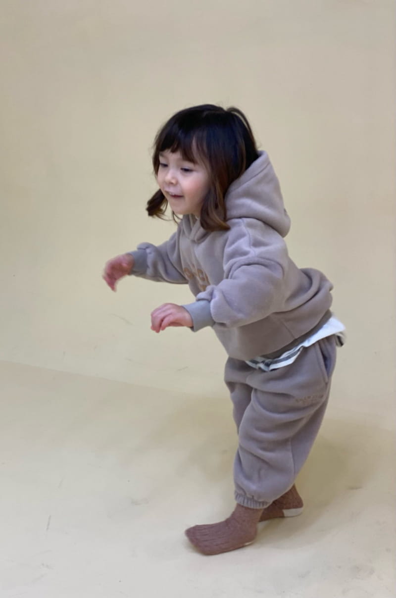 GARDEN - Korean Children Fashion - #Kfashion4kids - USA Hoody Bottom Set - 6
