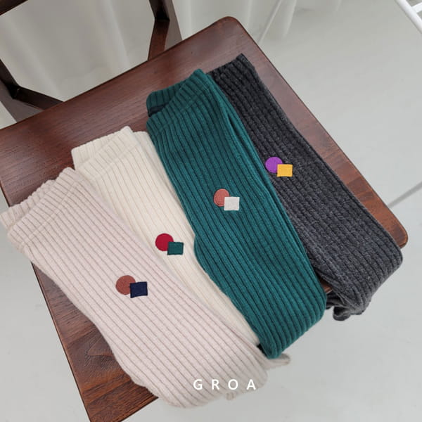 GROA - Korean Children Fashion - #Kfashion4kids - Square Rib Leggings - 10