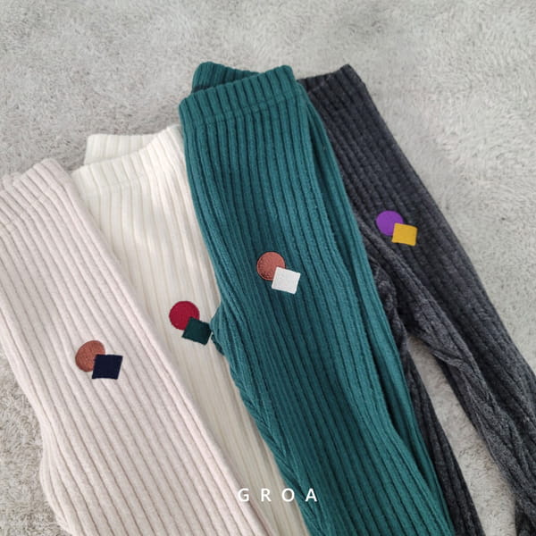 GROA - Korean Children Fashion - #Kfashion4kids - Square Rib Leggings - 11