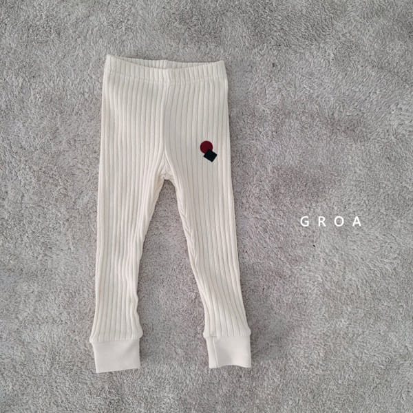 GROA - Korean Children Fashion - #Kfashion4kids - Square Rib Leggings - 3