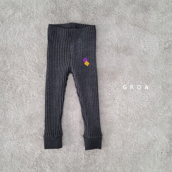 GROA - Korean Children Fashion - #Kfashion4kids - Square Rib Leggings - 4