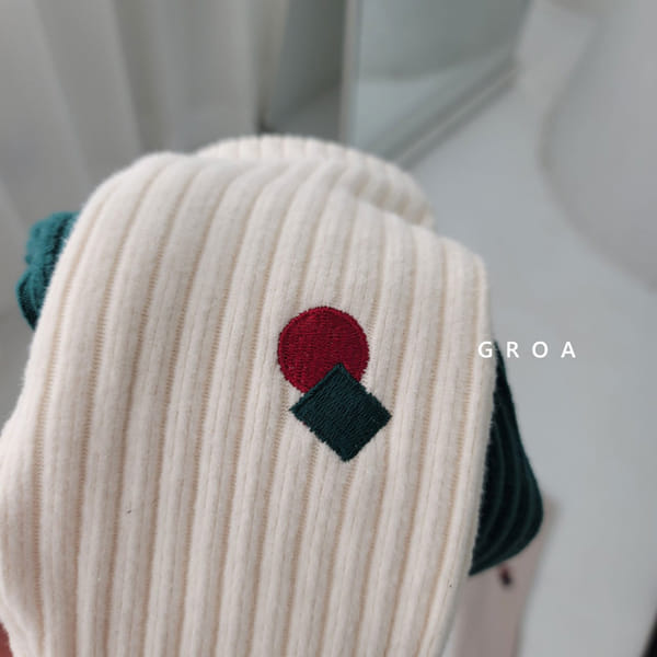 GROA - Korean Children Fashion - #Kfashion4kids - Square Rib Leggings - 6