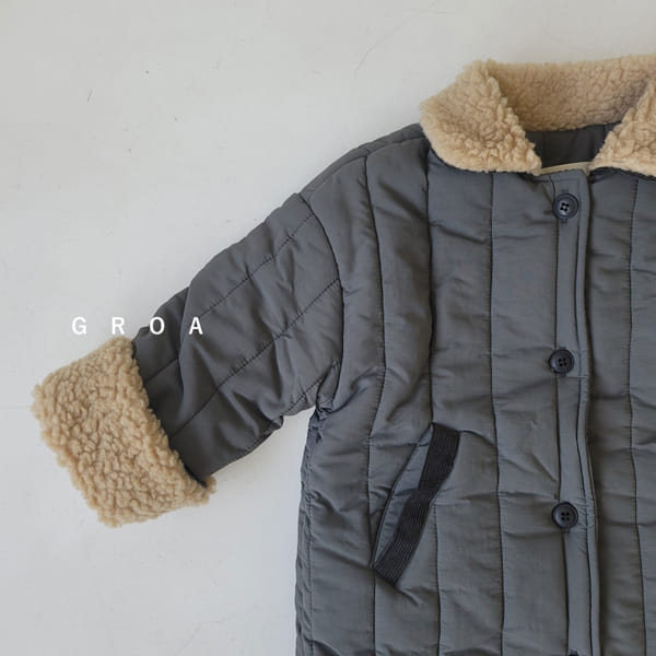 GROA - Korean Children Fashion - #Kfashion4kids - Long Quilitng Jacket - 12