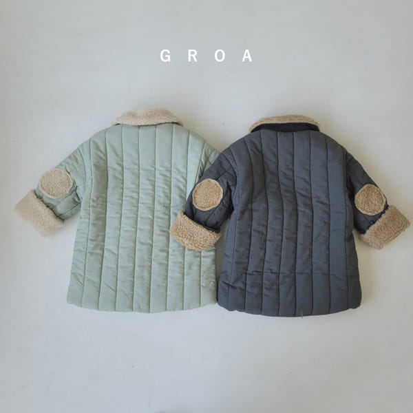 GROA - Korean Children Fashion - #Kfashion4kids - Long Quilitng Jacket - 2