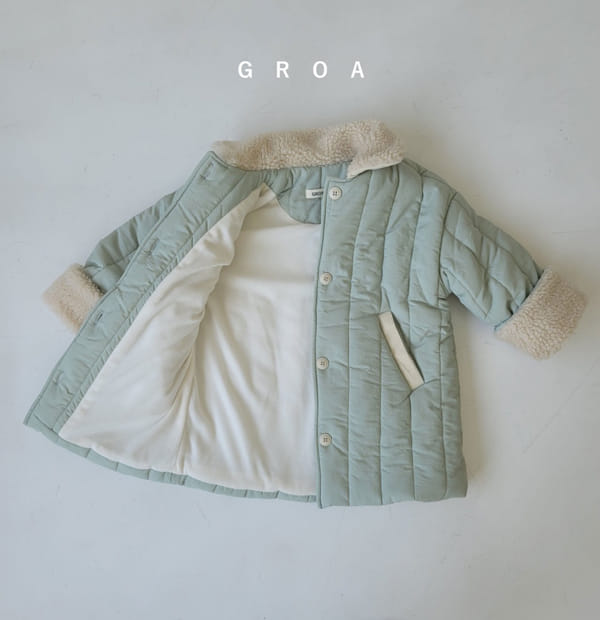 GROA - Korean Children Fashion - #Kfashion4kids - Long Quilitng Jacket - 7
