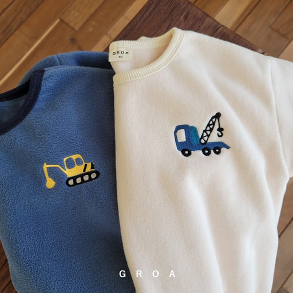 GROA - Korean Children Fashion - #Kfashion4kids - Heavy Equipment Sweatshirt