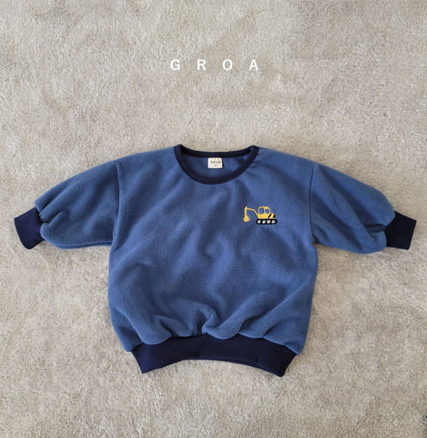 GROA - Korean Children Fashion - #Kfashion4kids - Heavy Equipment Sweatshirt - 3