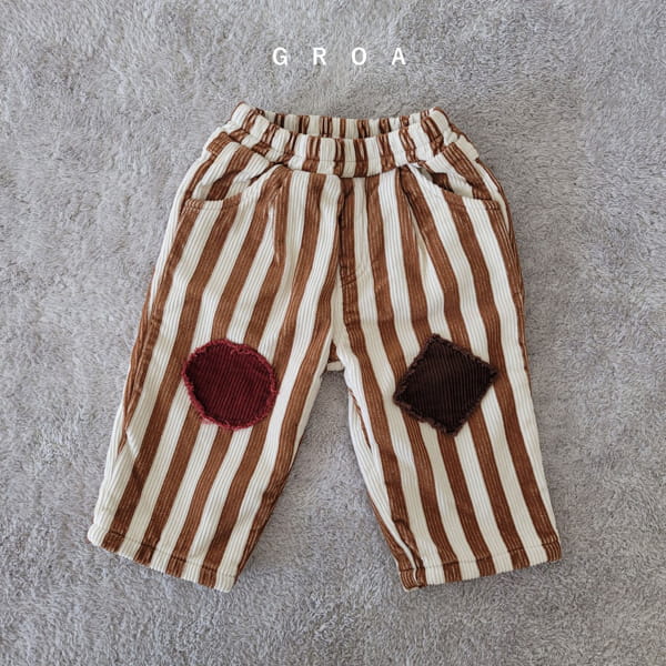 GROA - Korean Children Fashion - #Kfashion4kids - Patch Rin Pants