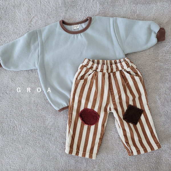GROA - Korean Children Fashion - #Kfashion4kids - Patch Rin Pants - 4