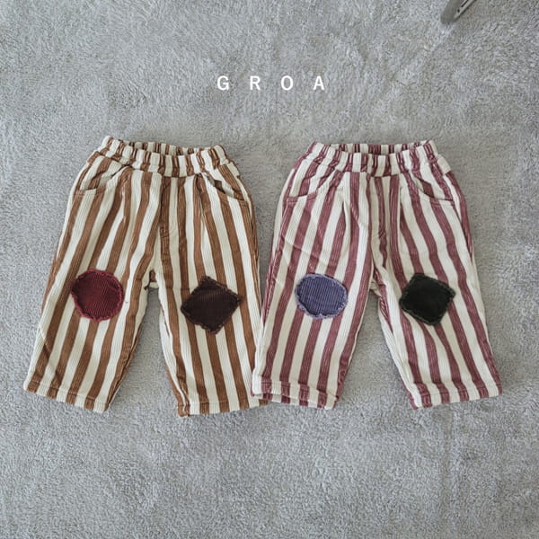 GROA - Korean Children Fashion - #Kfashion4kids - Patch Rin Pants - 7