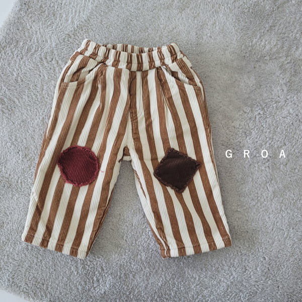 GROA - Korean Children Fashion - #Kfashion4kids - Patch Rin Pants - 9