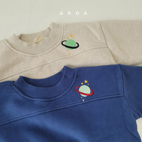 GROA - Korean Children Fashion - #Kfashion4kids - Planet Sweatshirt - 3