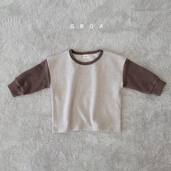GROA - Korean Children Fashion - #Kfashion4kids - Stripes Color Tee