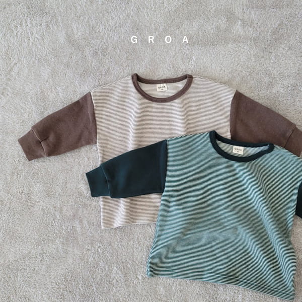 GROA - Korean Children Fashion - #Kfashion4kids - Stripes Color Tee - 4