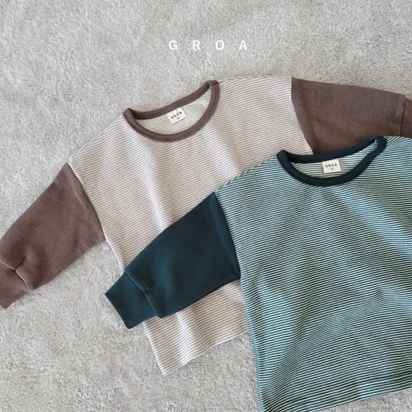 GROA - Korean Children Fashion - #Kfashion4kids - Stripes Color Tee - 5