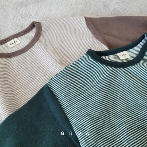 GROA - Korean Children Fashion - #Kfashion4kids - Stripes Color Tee - 7
