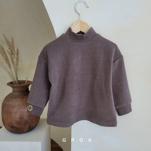 GROA - Korean Children Fashion - #Kfashion4kids - Smile Half Turtleneck Tee - 11