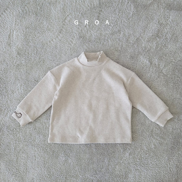 GROA - Korean Children Fashion - #Kfashion4kids - Smile Half Turtleneck Tee - 2