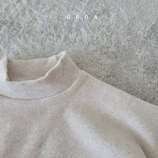 GROA - Korean Children Fashion - #Kfashion4kids - Smile Half Turtleneck Tee - 4