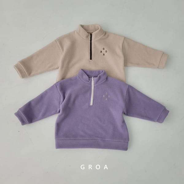 GROA - Korean Children Fashion - #Kfashion4kids - Roa Fleec Top Bottom Set - 7