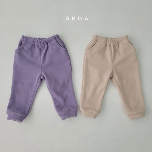 GROA - Korean Children Fashion - #Kfashion4kids - Roa Fleec Top Bottom Set - 9
