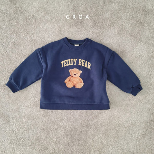 GROA - Korean Children Fashion - #Kfashion4kids - Teddy Bear Sweatshirt