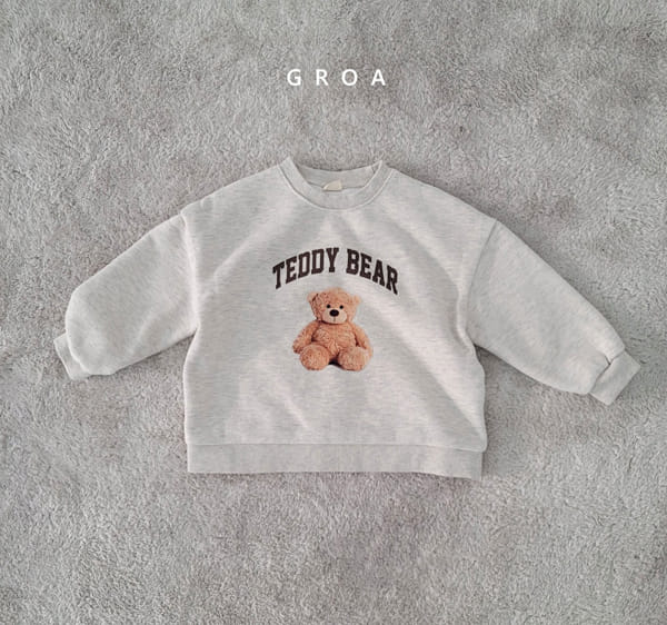 GROA - Korean Children Fashion - #Kfashion4kids - Teddy Bear Sweatshirt - 2