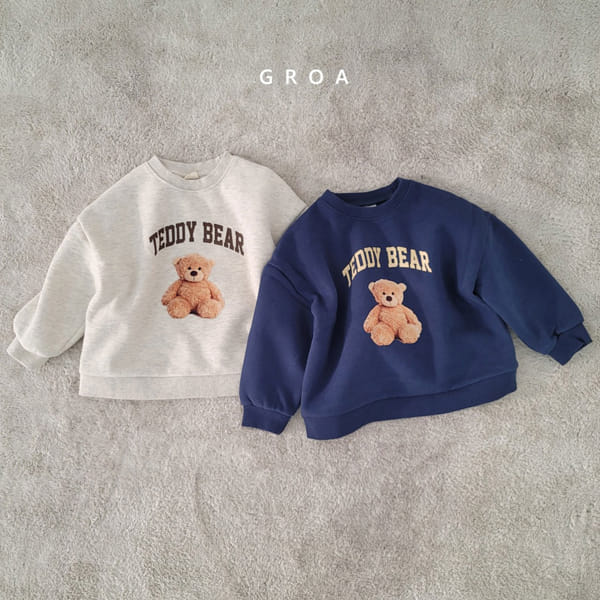 GROA - Korean Children Fashion - #Kfashion4kids - Teddy Bear Sweatshirt - 3