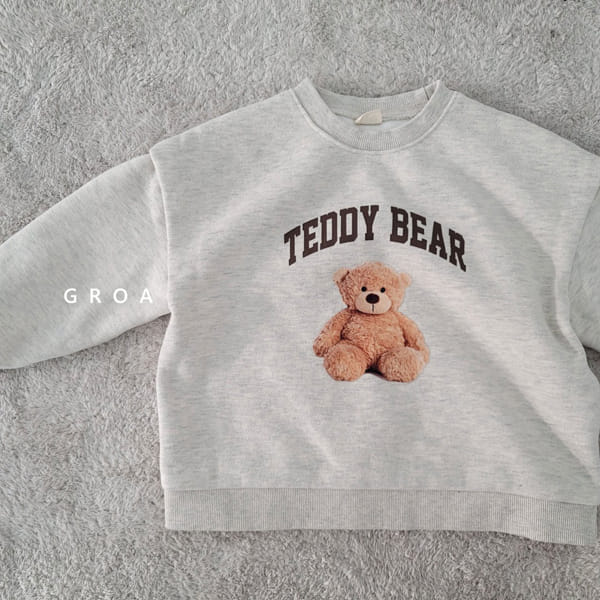 GROA - Korean Children Fashion - #Kfashion4kids - Teddy Bear Sweatshirt - 5