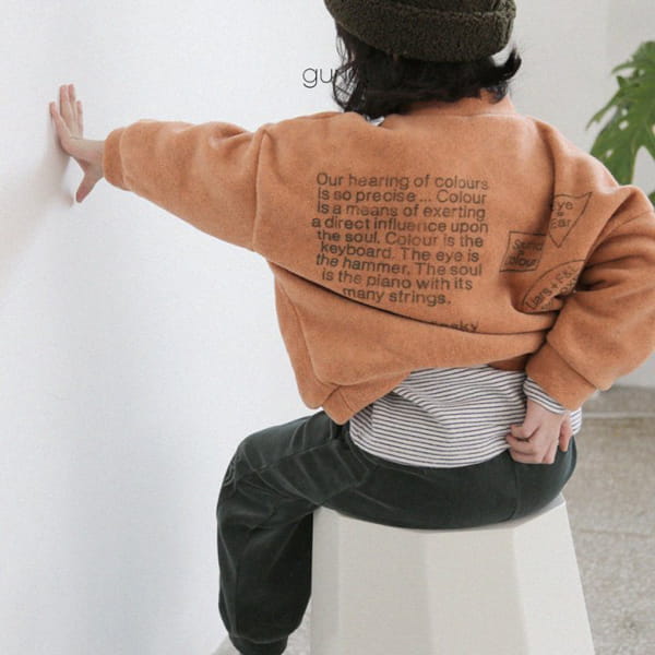 GUNO - Korean Children Fashion - #Kfashion4kids - Shape Lettering Tee - 3