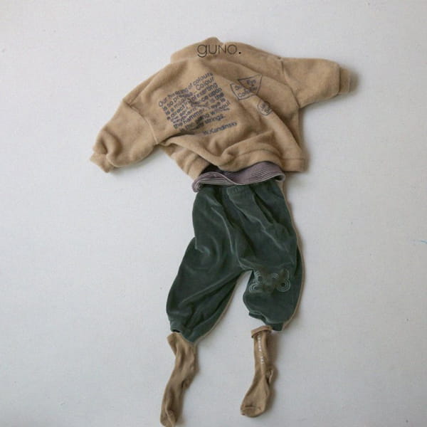 GUNO - Korean Children Fashion - #Kfashion4kids - Velvet 808 Pants - 3