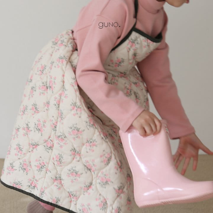 GUNO - Korean Children Fashion - #Kfashion4kids - Lovely String Padding One-piece - 6